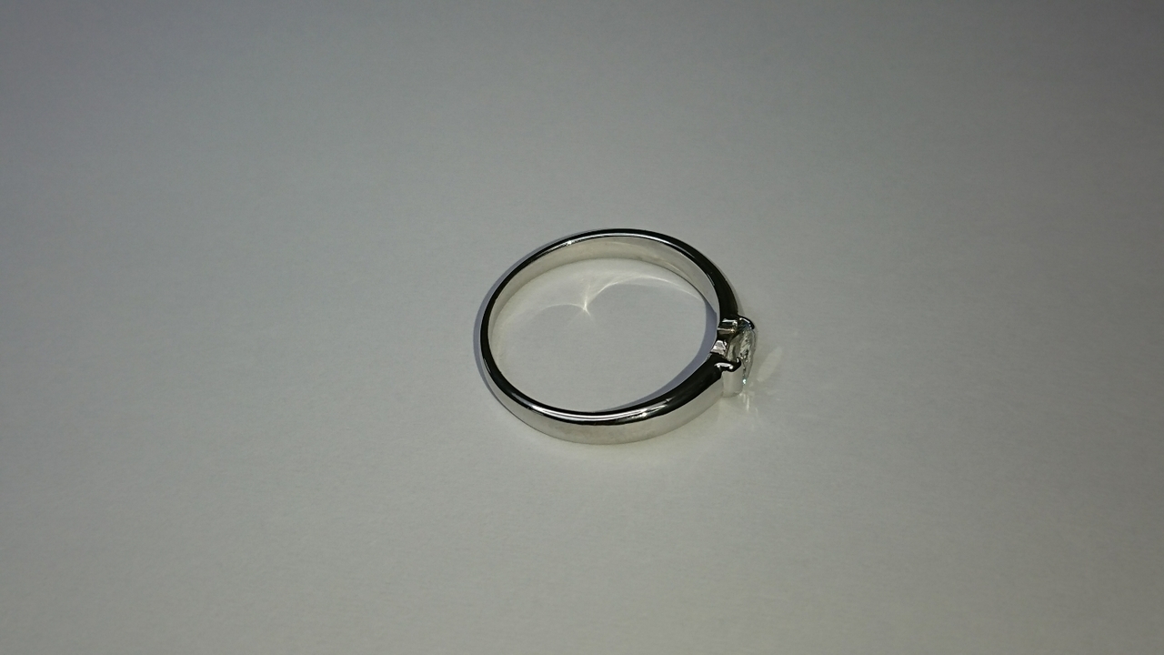 指輪リフォーム・一粒ダイヤモンド - 指輪サイズ直し東京御徒町、ジュエリーリフォーム修理専門店スバル
